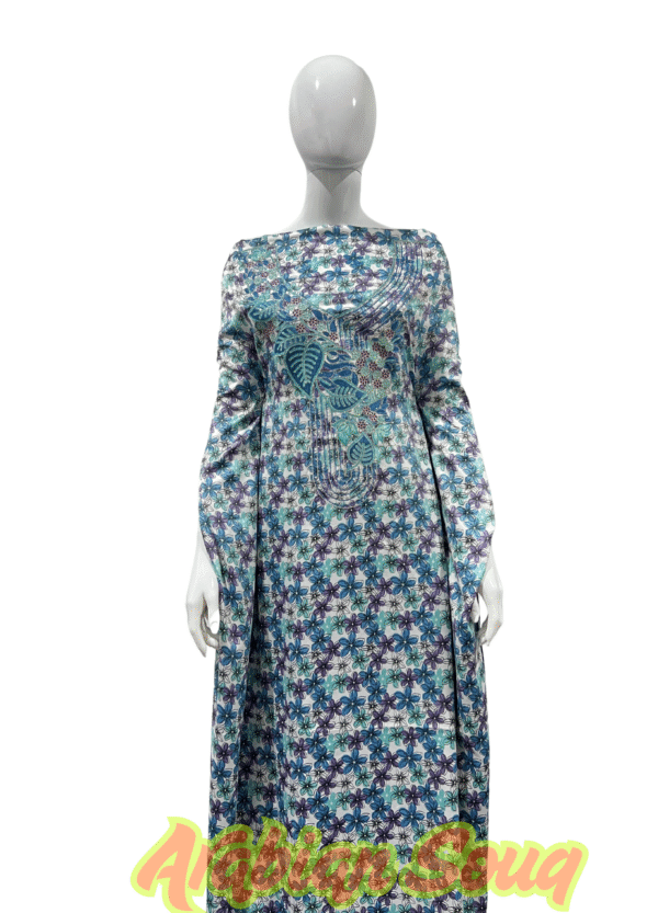 Baby Silk Print Kandura | Premium Harir Silk Mukhawar | Elegant Traditional Wear