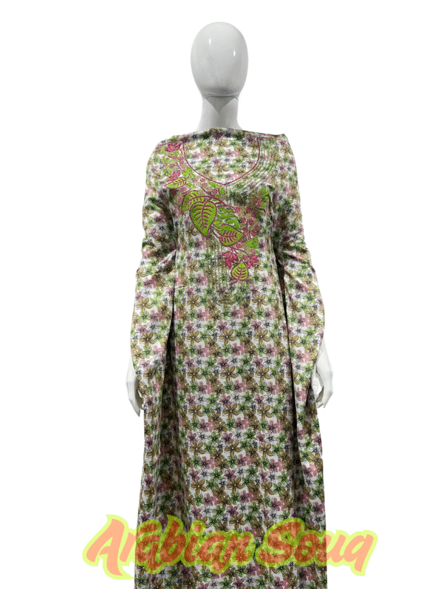 Baby Silk Print Mukhawar | Harir Silk Kandura | Luxe Emirati Traditional Wear