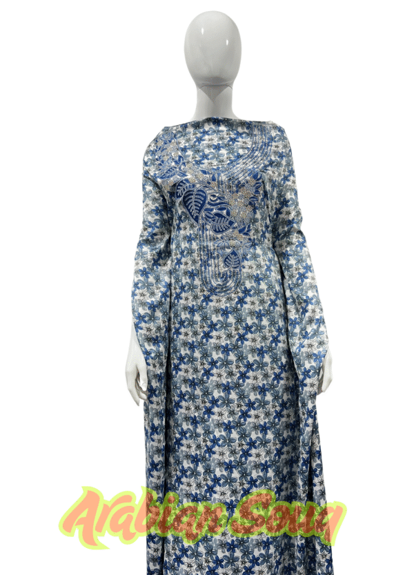 Baby Silk Print Kandura | Premium Harir Silk Mukhawar | Elegant Gulf Style