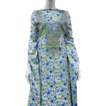 Baby Silk Print Mukhawar | Silk/Harir Kandura | Elegant Emirati Luxury Wear
