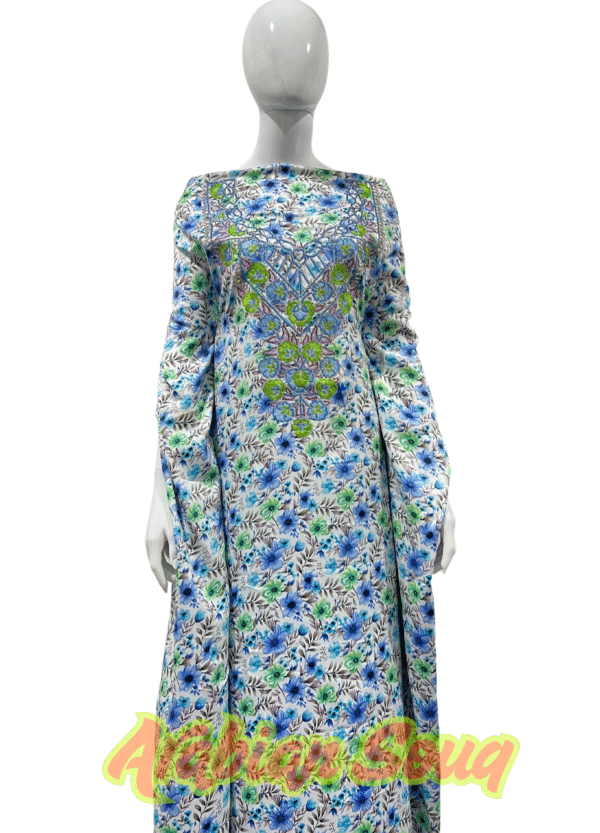 Baby Silk Print Mukhawar | Silk/Harir Kandura | Elegant Emirati Luxury Wear