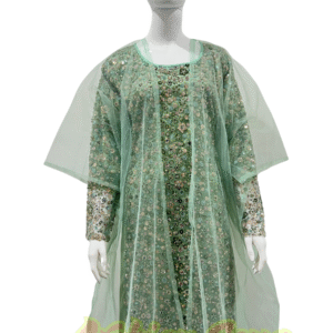 Digital Print Thobe Kandura | Premium Harir Mukhawar