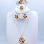 💖 More Than Jewelry — It’s a Reflection of You | 5-Piece Gold Set by Arabian Souq